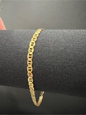 14K Mariner/Anchor Link Bracelet, 2g, 2mm, 7in